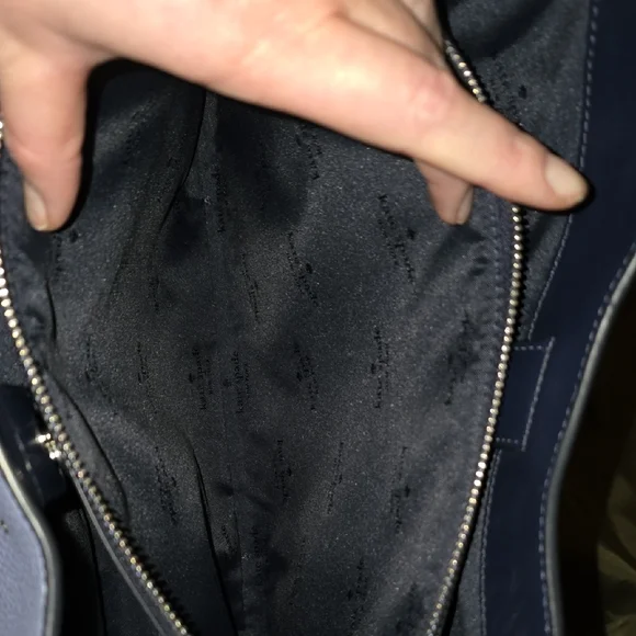 Kate Spade Navy and Light Blue Shoulder Bag - Picture 5 of 7